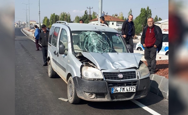 Ağrı'da trafik kazası; 1 ölü, 1 yaralı