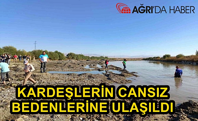 Ağrı'da dereye giren kardeşlerin cansız bedenlerine ulaşıldı