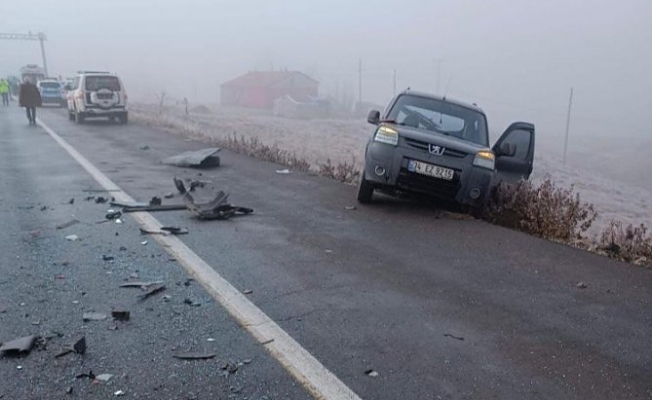 Ağrı'da trafik kazalarında 5 kişi yaralandı