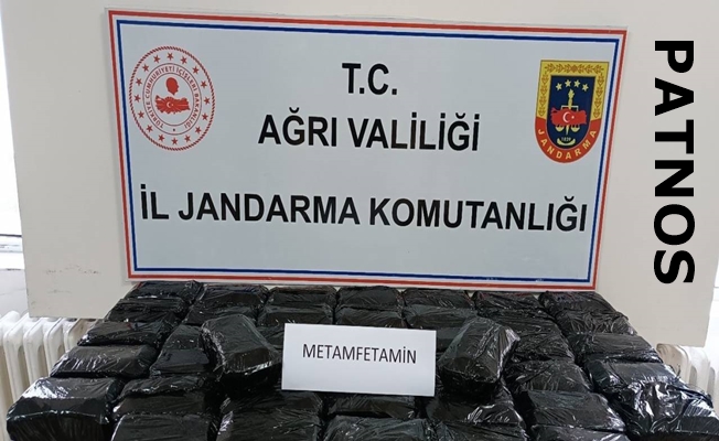 Patnos'ta 44 kilo metamfetamin ele geçirildi