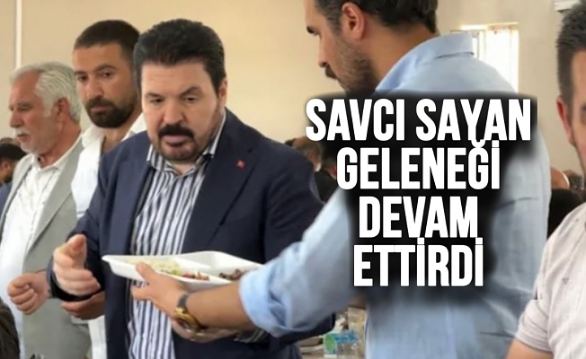 Savcı Sayan yeğenleri ile birlikte yıllar süren geleneği devam ettirdi