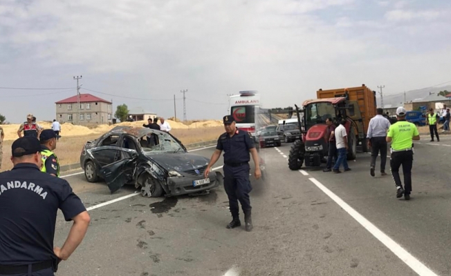 Ağrı’da trafik kazası: 4 yaralı