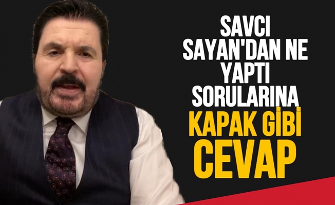 Video Haber: Savcı Sayan ne yaptı sorularına canlı yayında cevap verdi