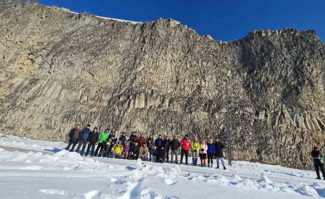 Murat Kanyonunda küresel ısınmaya farkındalık yürüyüşü