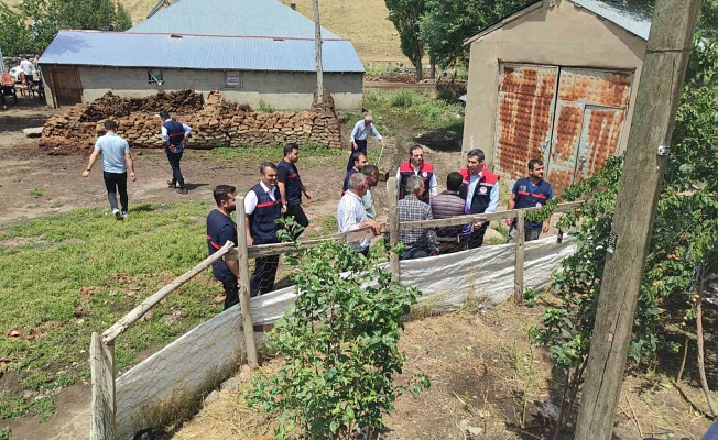 Tutak’ta yaşanan sel felaketinin ardından hasar tespiti