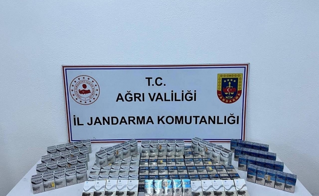 Ağrı'da Jandarmadan Kaçakçılığa Darbe: 2000 Paket Kaçak Sigara Ele Geçirildi