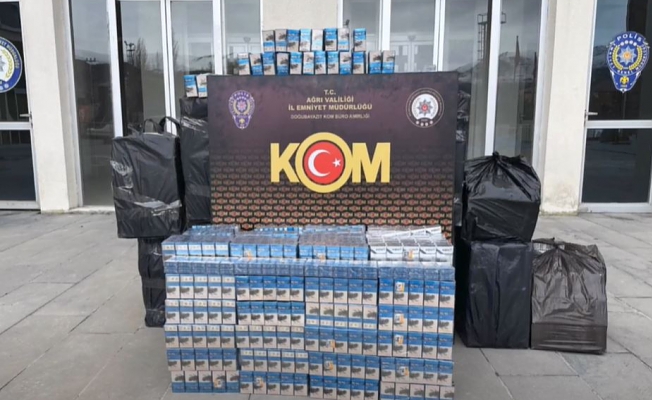 Ağrı’da Kaçak Sigara Operasyonu: 10 Bin Paket Ele Geçirildi