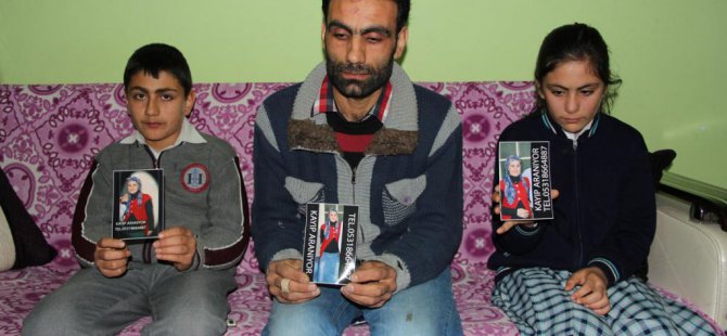 Üç çocuğuyla eşinin yolunu gözlüyor