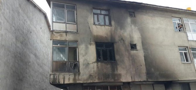 Varto'da tır yangını