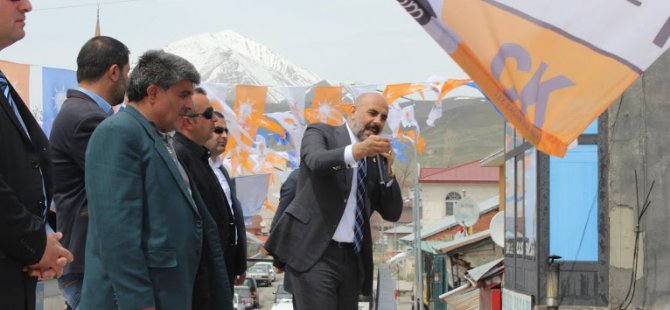 ​Cemal Kaya Eleşkirt'te seçim ofisi açtı