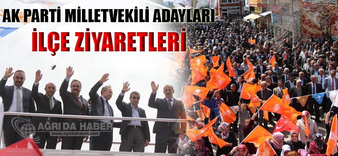 Ak Parti Ağrı Milletvekili Adayları İlçeleri Ziyaret Etti