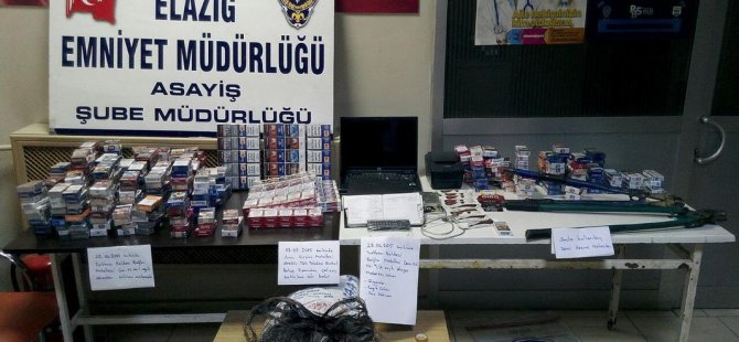 Elazığ'da hırsızlık zanlıları yakalandı