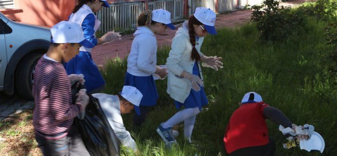 Arapgir'de çevre temizliği