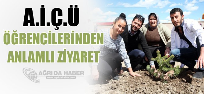 Ağrı İbrahim Çeçen Üniversitesi Öğrencilerden Anlamlı Ziyaret