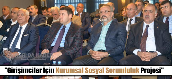 'Girişimciler İçin Kurumsal Sosyal Sorumluluk Projesi'