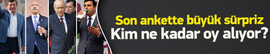 span class=blinkSon seçim anketinde çarpıcı sonuç/span