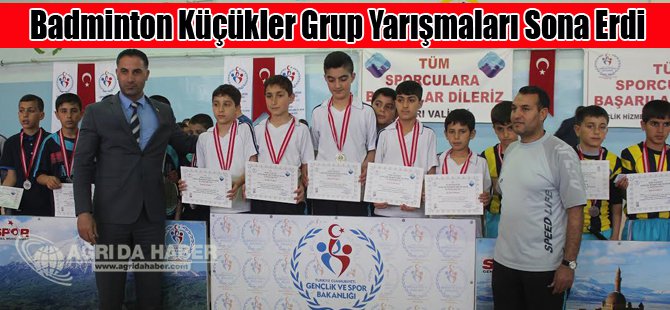 Badminton Küçükler Grup Yarışmaları Sona Erdi