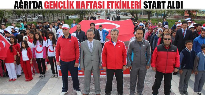 Ağrı'da Gençlik Haftası Etkinleri Start Aldı