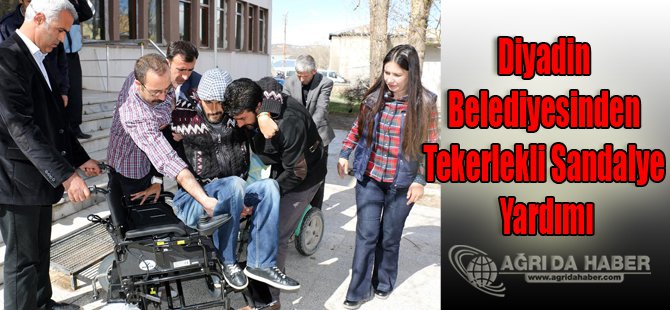 Diyadin Belediyesinden Engelli Vatandaşa Tekerlekli Sandalye