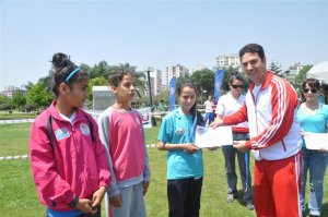 Hizanlı öğrencilerin kros başarısı