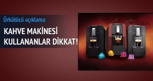 Kahve makinesi alarmı