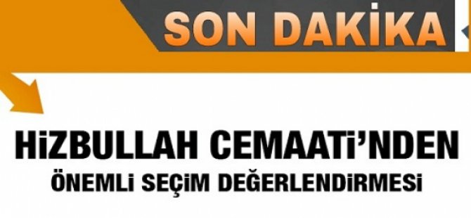 Hizbullah! Seçim Tehditlerini Bize Bildirin