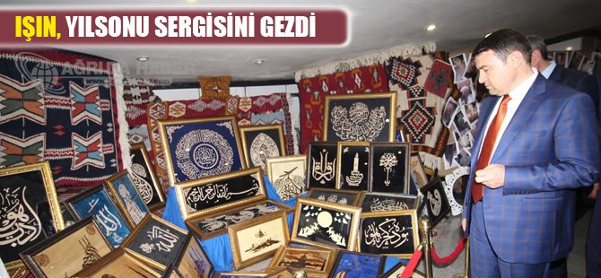 Işın, Yılsonu Sergisini gezdi