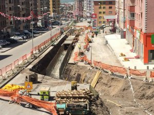 Erzurum Büyükşehir Belediyesi'nin altyapı çalışmaları