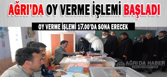 Ağrı Halkı Sandığa Gidiyor