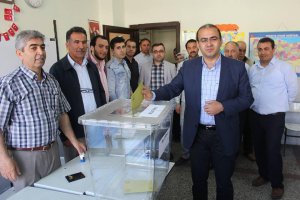 Malatya'da sandık başında