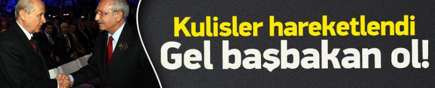 Devlet Bahçeli'ye Başbakanlık Teklifi !