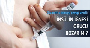 İnsülin iğnesi orucu bozar mı?