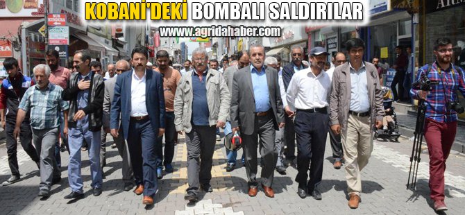 Kobani'deki bombalı saldırılar