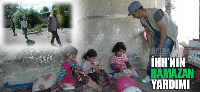 Ağrı'da İHH'nın ramazan yardımı