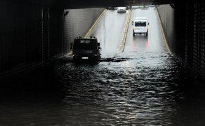 Erzurum'da şiddetli yağış
