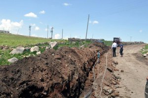 Arpaçay'da içme suyu çalışmaları