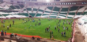 Ziyarete açılan Timsah Arena'yı Mahvettiler