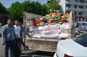 Malazgirt'te yardım kampanyası