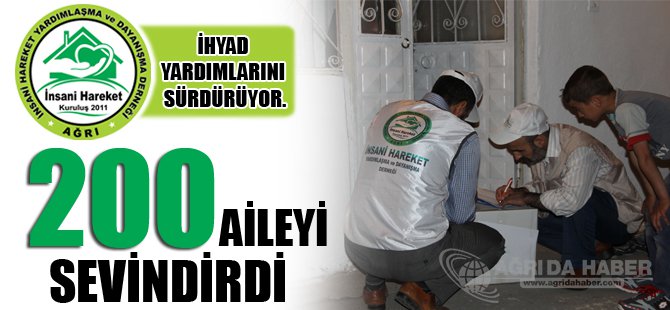 İHYAD Ramazan Yardımlarını Sürdürüyor