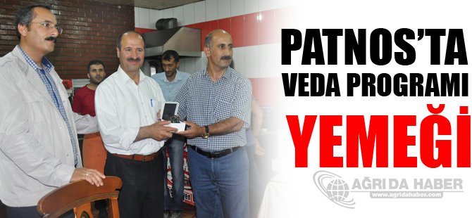 Patnosta Nuri Ceyhan'a Veda Programı