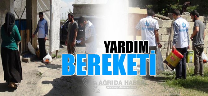 Ağrı Mustazaflar Cemiyeti büyük yardım bereketi