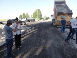 Bulanık'ta yol çalışmaları