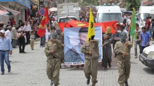 YPG'li Cenazesi İçin Van'da Tören