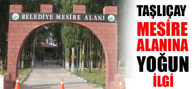Taşlıçay Mesire Alanına İlgi Artıyor