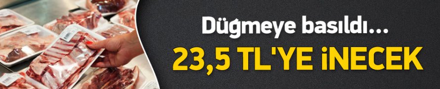 Kırmızı etteki fiyat artışına ilk müdahale
