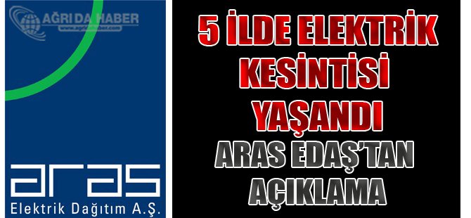 5 İlde Elektirik Kesintisi