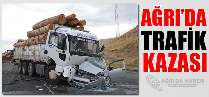Ağrı'da trafik kazası: 2 Ölü