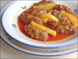 Patatesli Salçalı Köfte