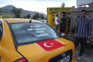 Erzurum'da şehit ailelerine ücretsiz taksi hizmeti