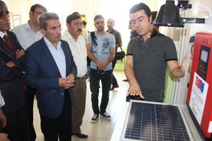 Bingöl'de solar enerji atölyesi açılşı